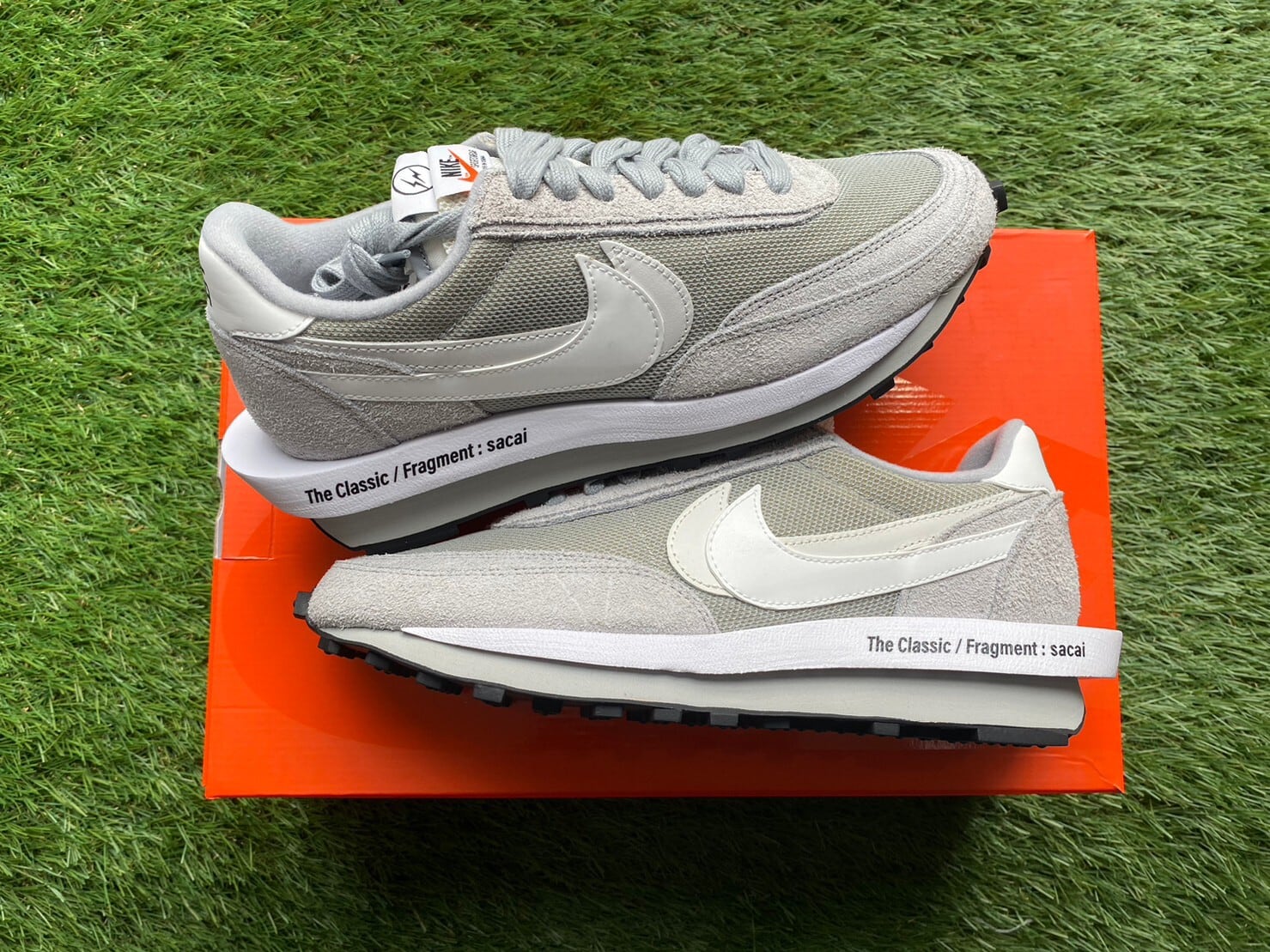NIKE × sacai × FRAGMENT LD WAFFLE /SF SMOKE GREY DH2684-001 28cm