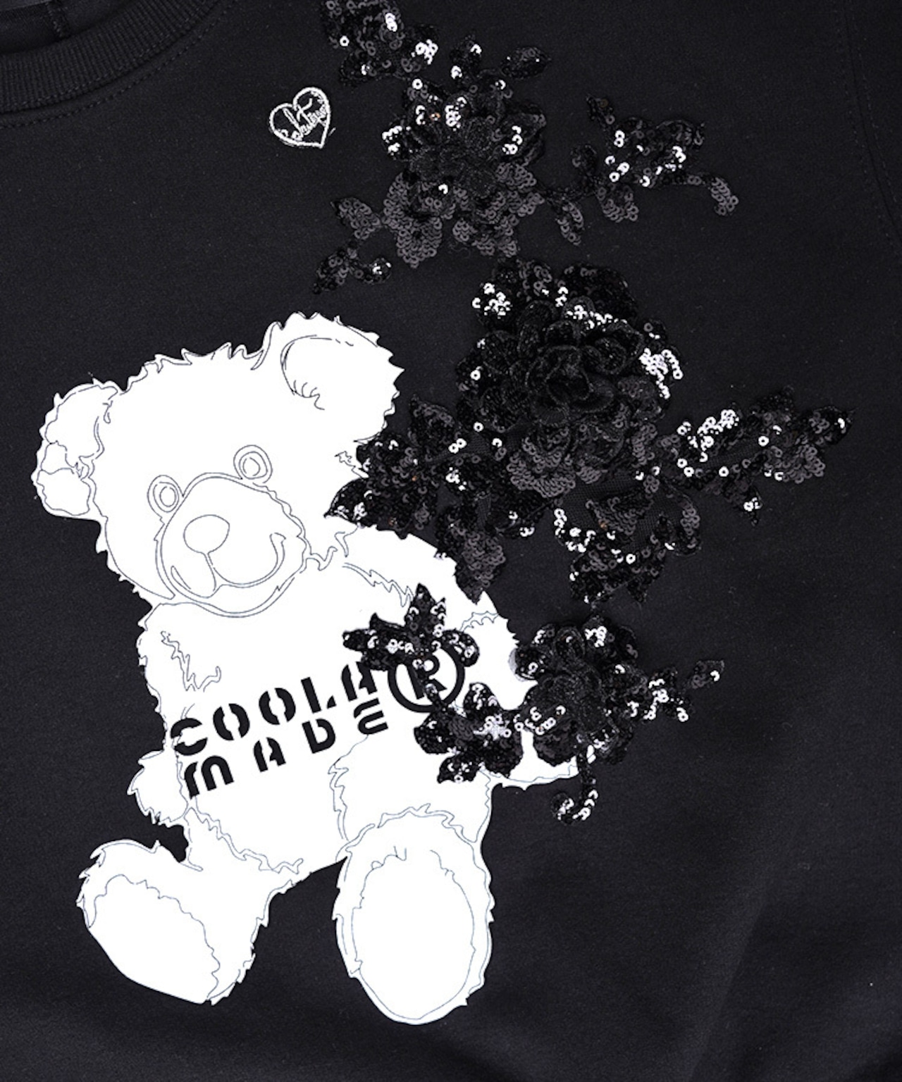 COOLAベアープリントTOPS (WHITE) CQ-48004