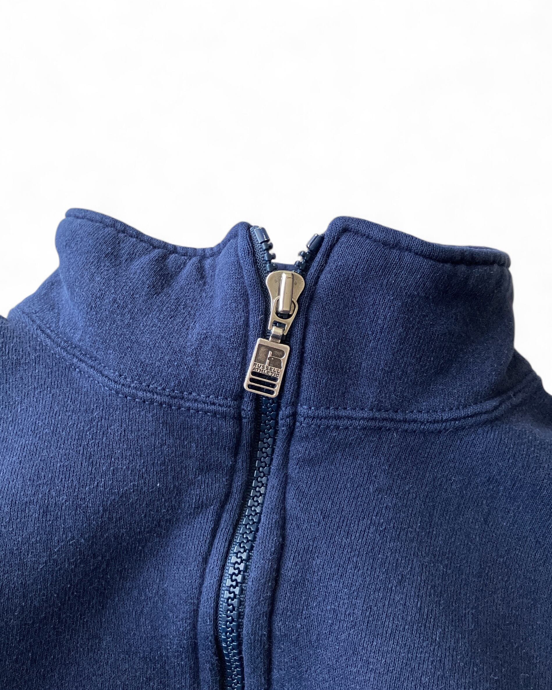 90s Russell Athletic Halfzip Sweatshirt made in USA / ラッセル