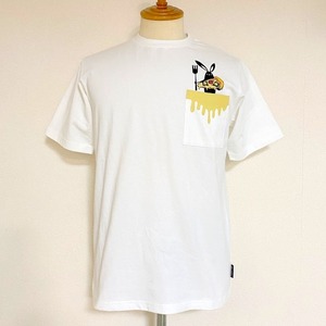 SHABBY Pocket Pizza T-shirts　 Off White