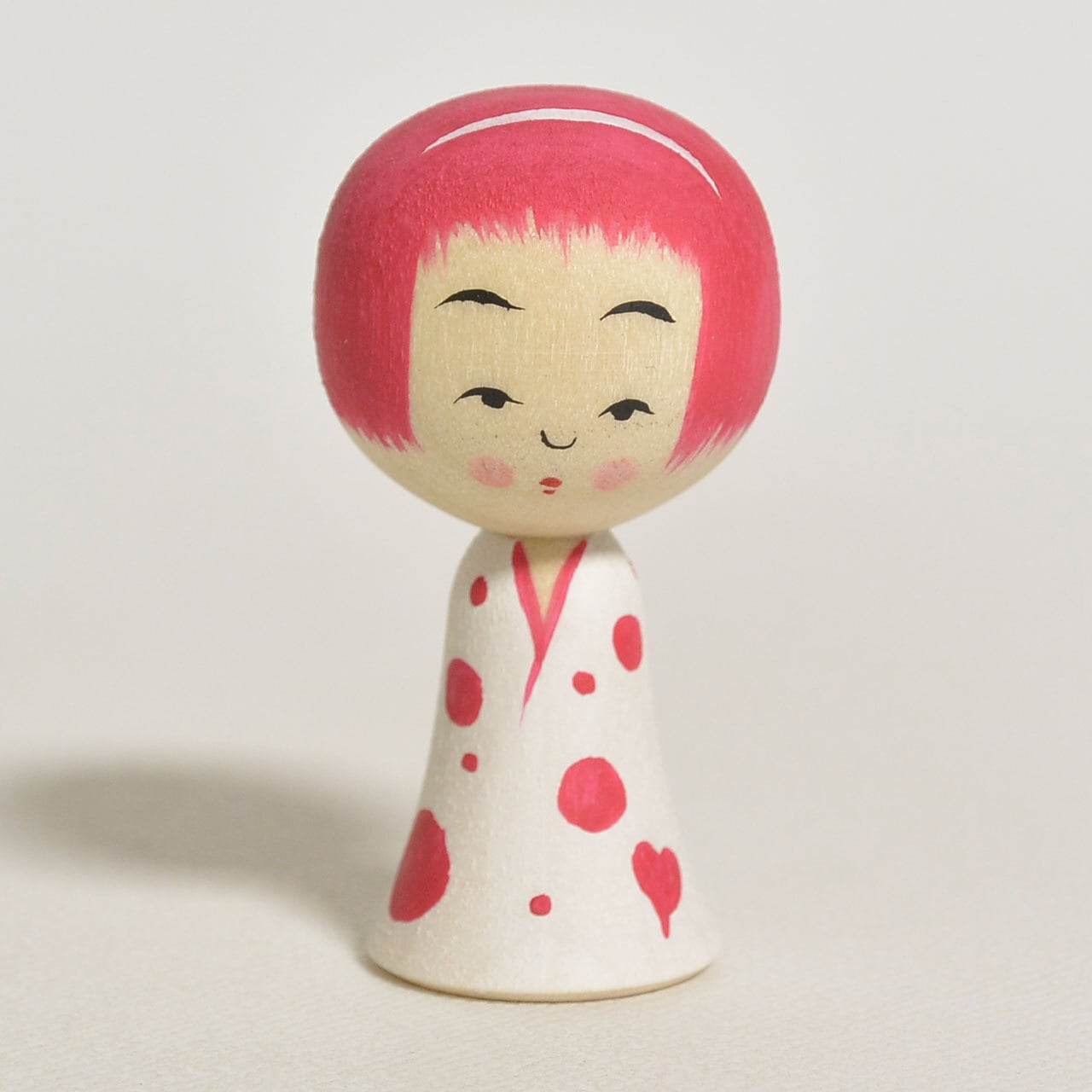 キャンディさんこけし 約2寸 約6cm 鈴木明 工人（作並系）#2461