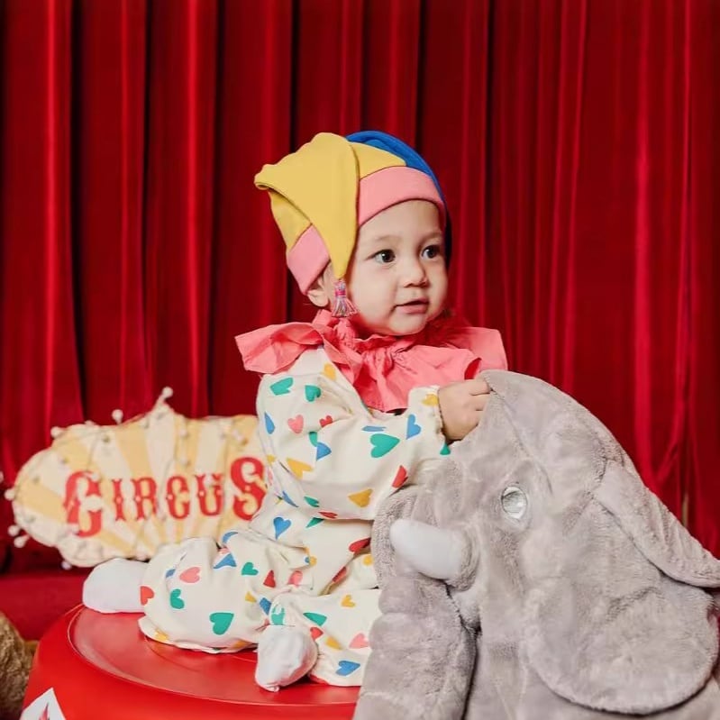 ロンパース・カバーオール Baby Pattie Onesie sugar circus 12-18m BABY】サーカスピエロロンパース | Betty