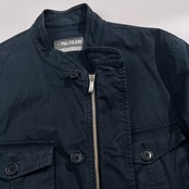 PAL ZILERI パルジレリ サファリ ジャケット サイズ 50 /ネイビー/イタリア製/ビンテージ