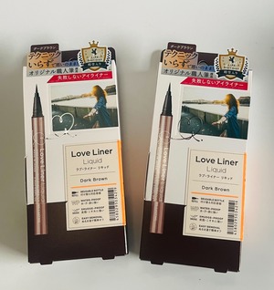 #140送料無料ラブ・ライナー リキッドアイライナー×2