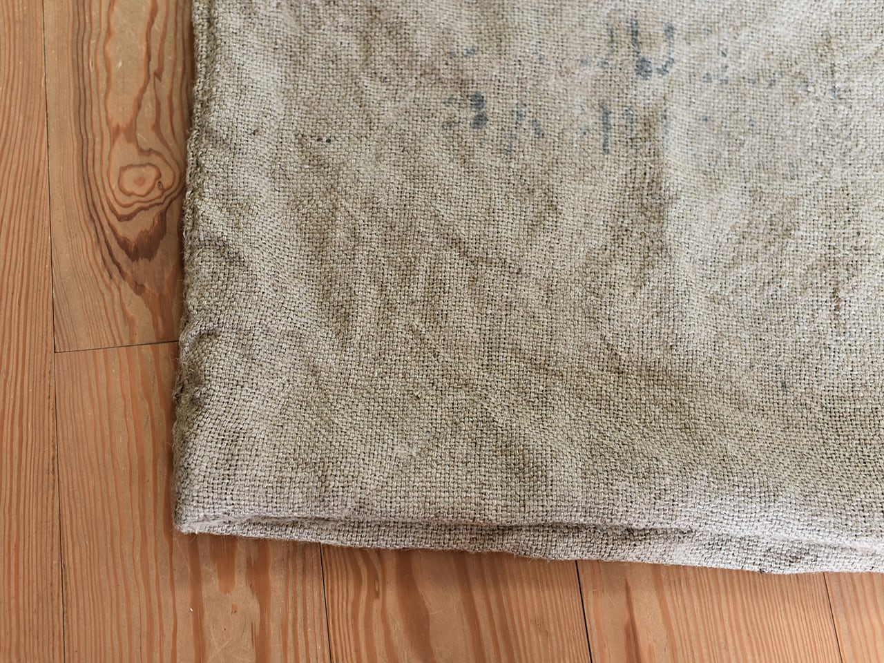 コーヒー豆が入っていた大きな麻袋 *アンティーク