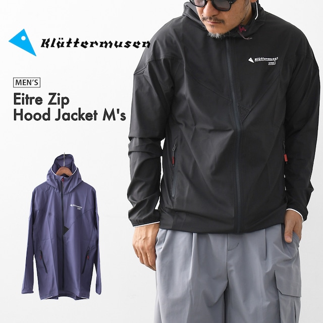 KLATTERMUSEN [クレッタルムーセン] Eitre Zip Hood Jacket M's [10482] エイトレ ジップ フード ジャケット メンズ・ウィンドシェルジャケット・ハイキング・トレッキング・軽量・速乾・MEN'S [2026SS]