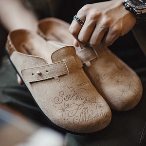 Suede Clog Sandal Shoes/ スエード クロッグ サンダル シューズ