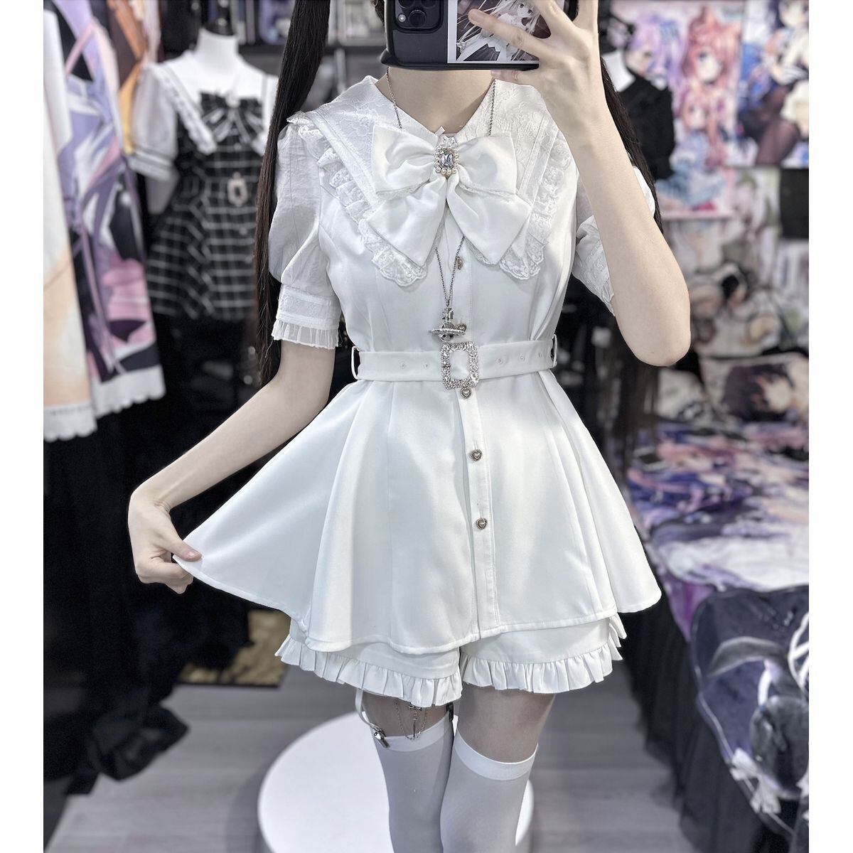 地雷系フリルショートパンツセットアップ | Maiden's Rêve