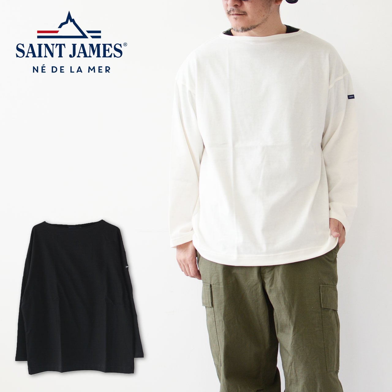 SAINT JAMES [セントジェームス 正規販売店] 24JC MORL.LOOSE L/S 