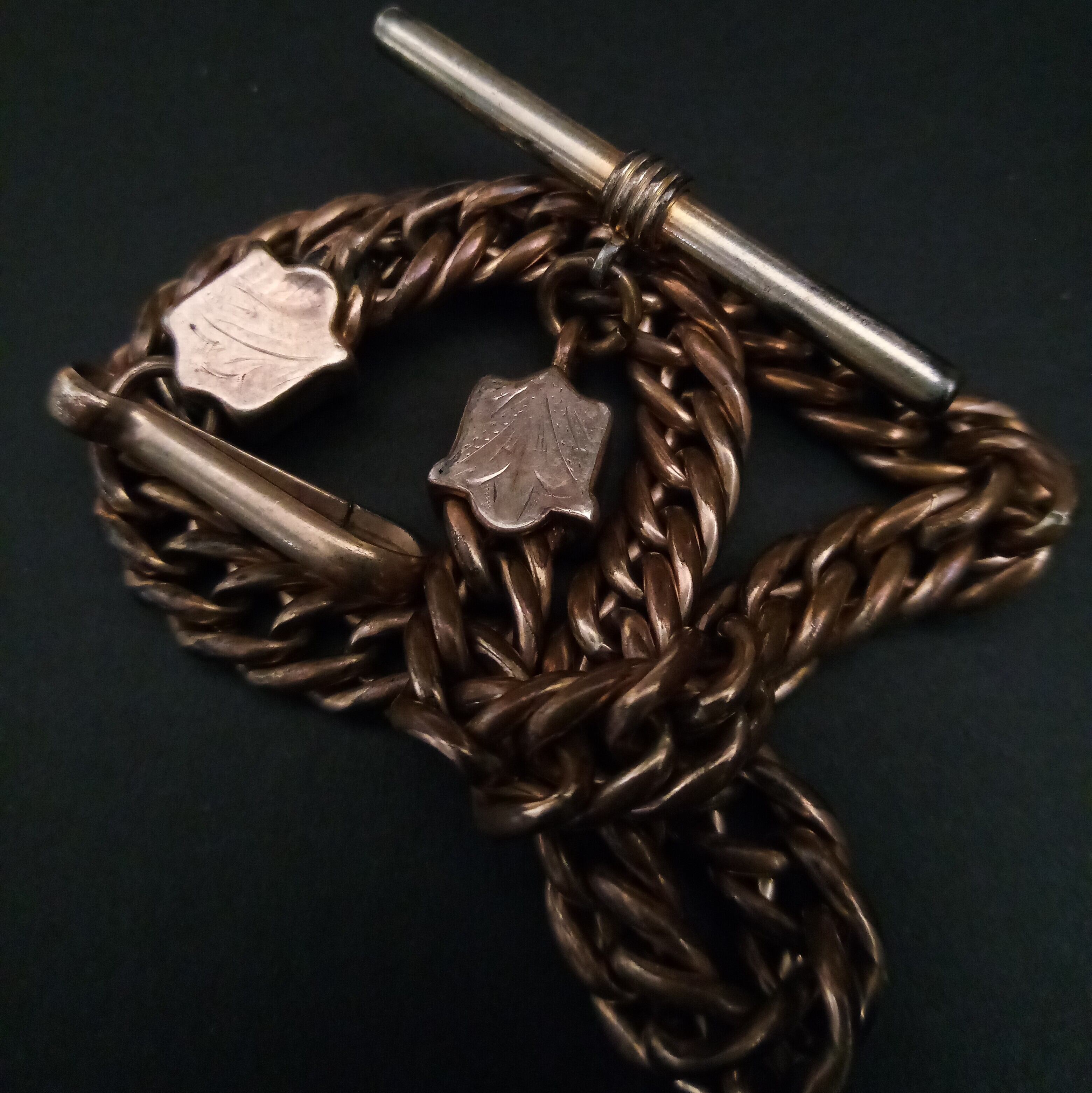 Antique Victorian T-bar Pocket Watch Chain