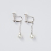 あこやベビーパールチェーンイヤリング