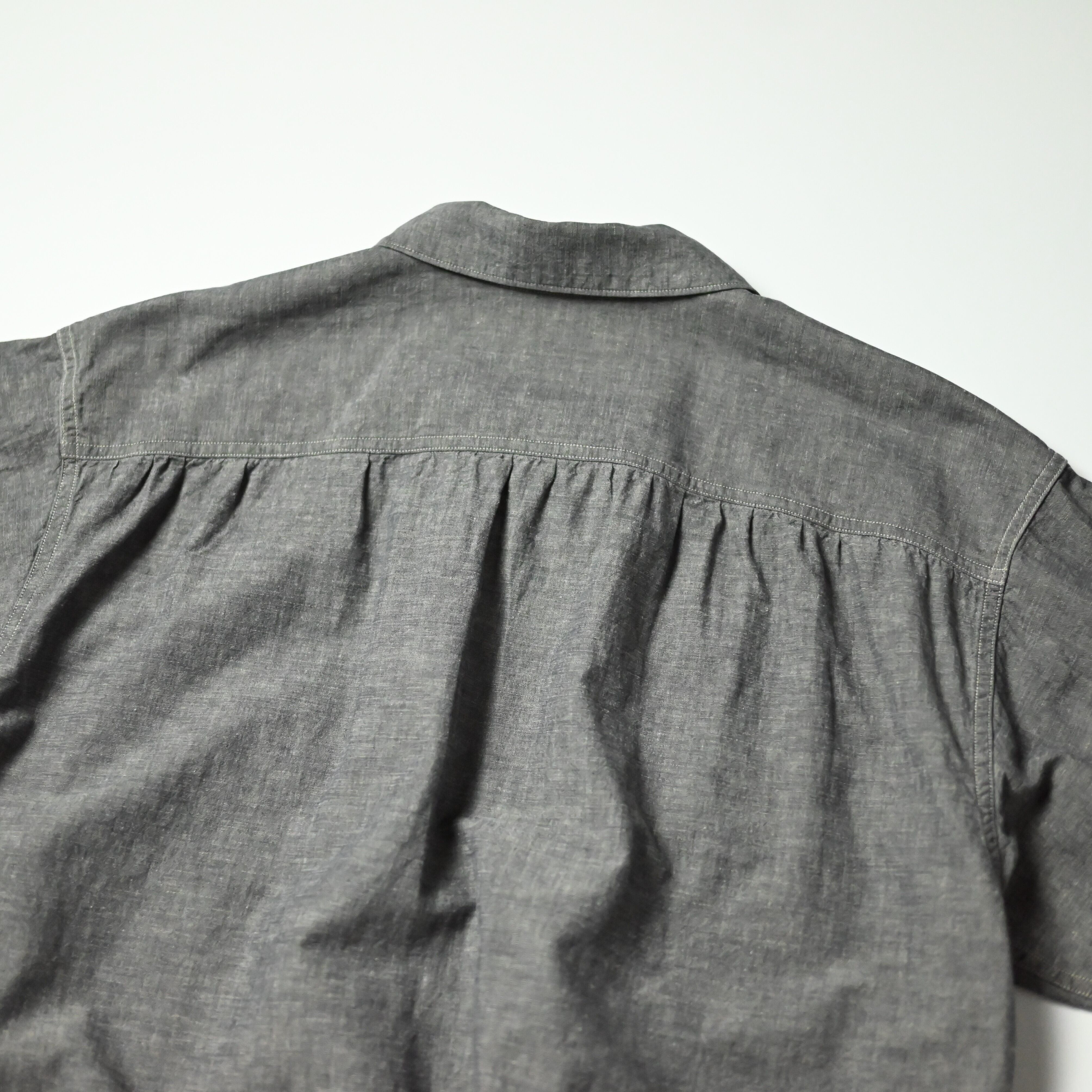 OLD JOE / GATHERED WAIST MARLBORO SHIRTS (Short-sleeve) | GANKO