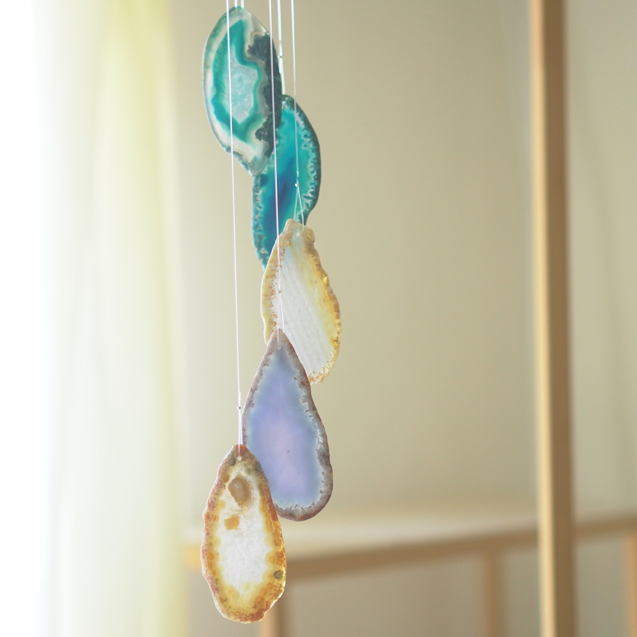 Oasis 09 - アゲートヒーリングチャイム / Agate Sun Catcher Wind Chime 858