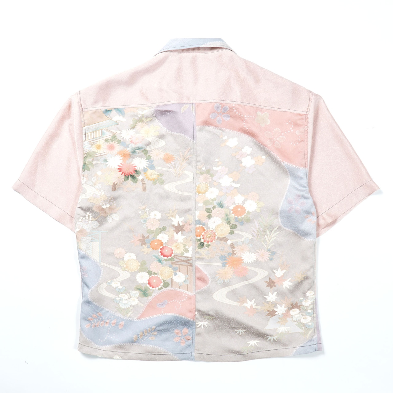 KIMONO OPEN COLLAR SHIRT