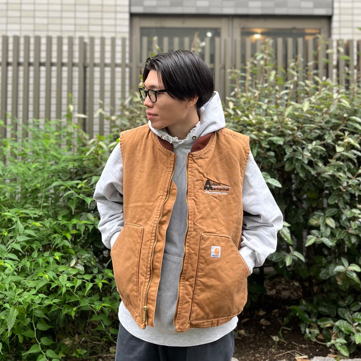 size:2XL【 carhartt 】カーハート ダックベスト キャメル色 古着 古着 