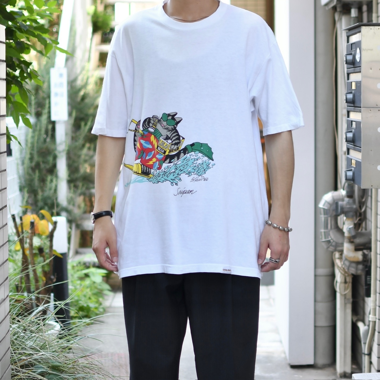 crazy shirt Kliban Cat print tee