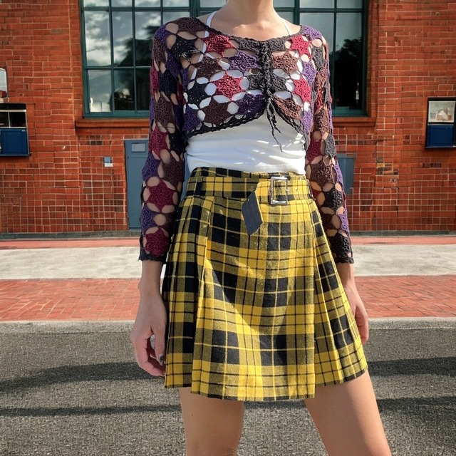 【LADIES】crochet cropped tops