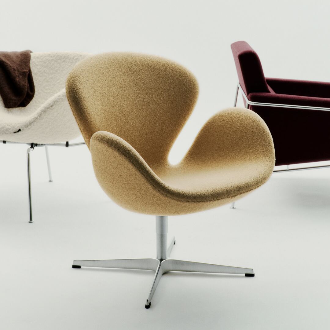 【スワンチェア】FRITZ HANSEN/SWAN CHAIR/ラウンジチェア/一人掛けソファ/アルネ・ヤコブセン