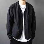 Stand Collar Button Shirt Long Sleeve ◇2color H0531