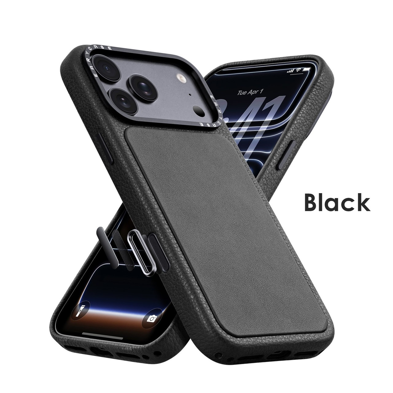 ◆iPhone 17Pro/17Pro Max◆ Leather Camera Control Cover Phone Case / レザー カメラ コントロール カバー スマホケース