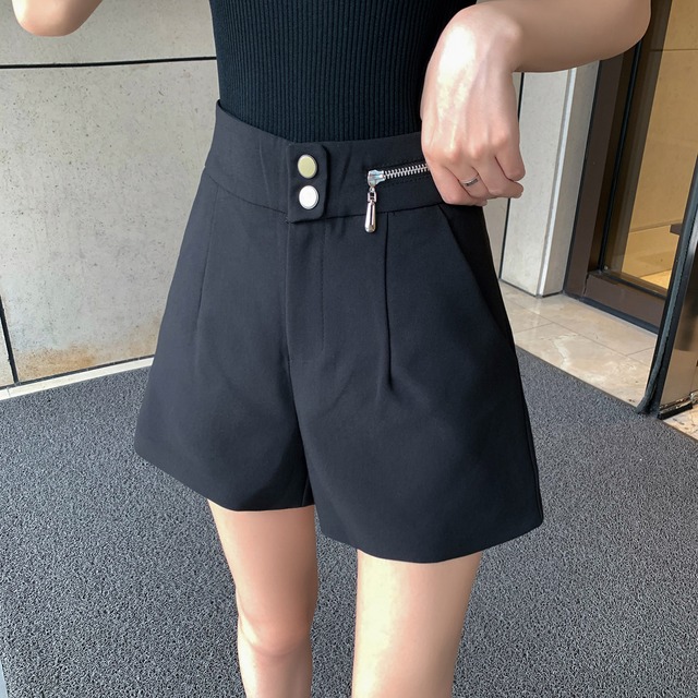 Aラインスリムカジュアルショーツ ブルマー 6Du_Shop_Women81945098569