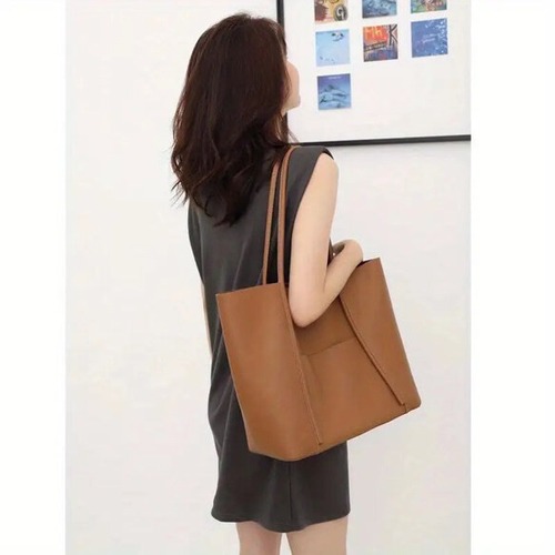 大容量バック レディースバック ブラウン トートバック レザー ボディバック 仕事カバン