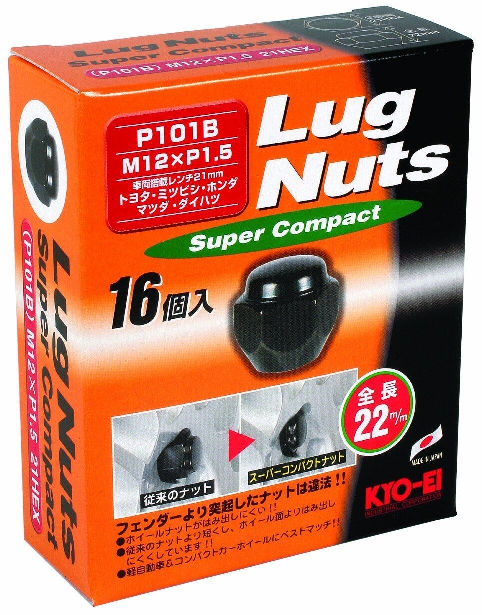 【在庫処分】KYO-EI ラグナットスーパーコンパクト M12 x P1.5 P101B-16P