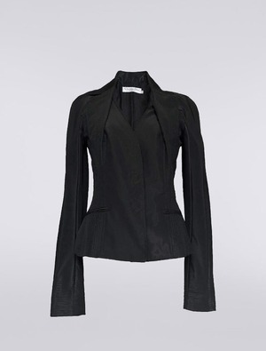 Christian Dior クリスチャン ディオール シルク ブラック ジャケット