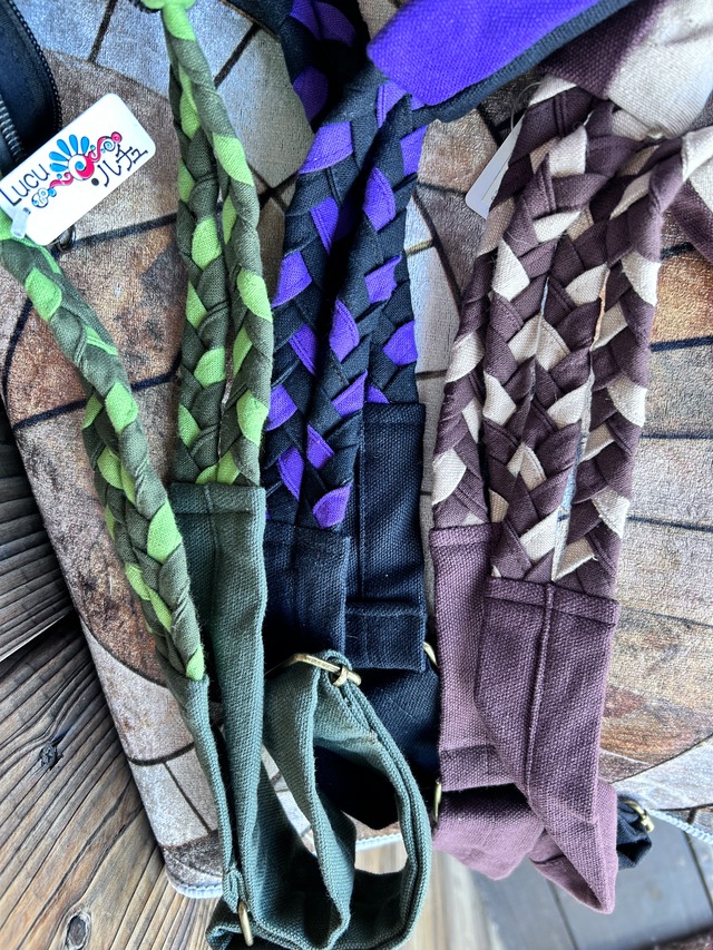 マンダラ柄ラウンドバッグ