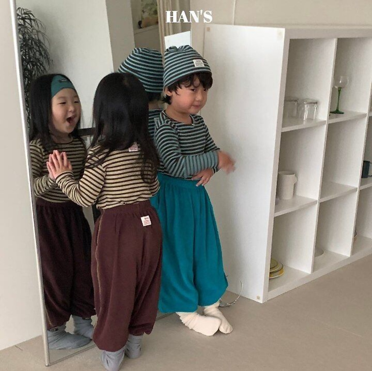 韓国子供服 / 26Autumn / 〖取寄〗Hans / テリーパンツ / キッズ服 / ジュニア服 *XS~JM*
