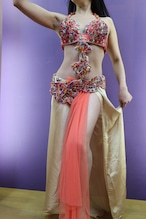 エジプト製 ベリーダンス衣装 ターキッシュスタイル三点セット