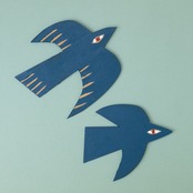 < あきやまりか > 木製パネル作品 - 9