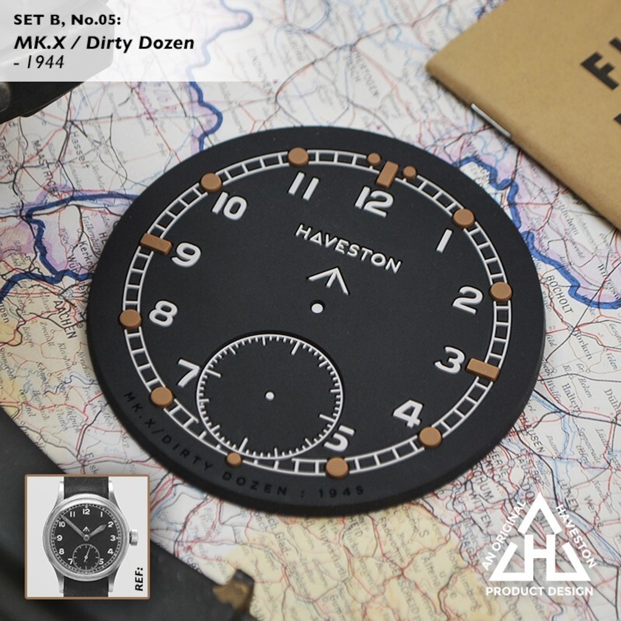 HAVESTON  SET-B THE SERVICE DIAL COASTER: x4  コースター4点セット