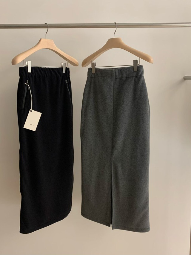(予約) HAUS / Roa fleece skirt 2color