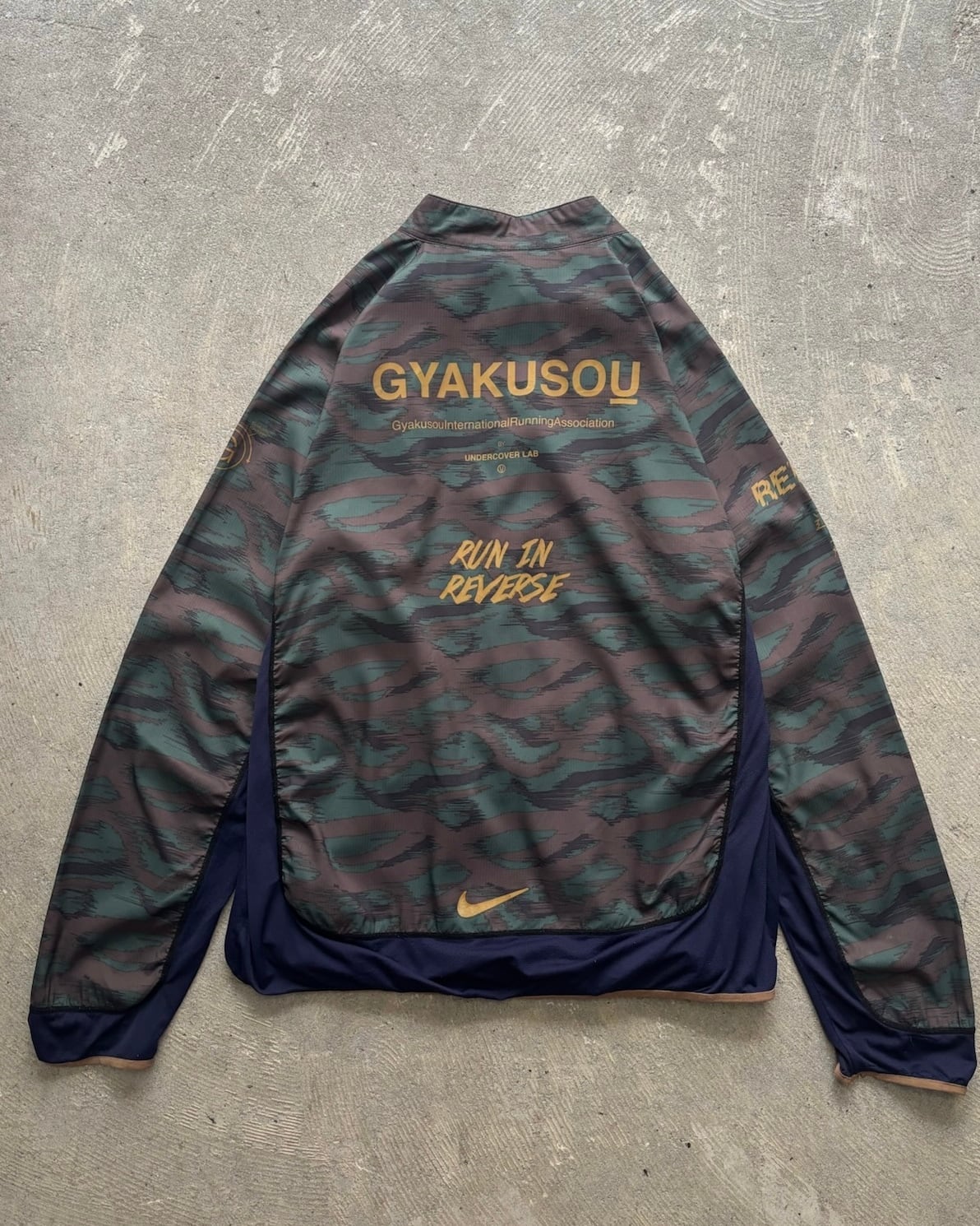 2015s “GYAKUSOU” NIKE×UNDERCOVER” camo pattern nylon jacket