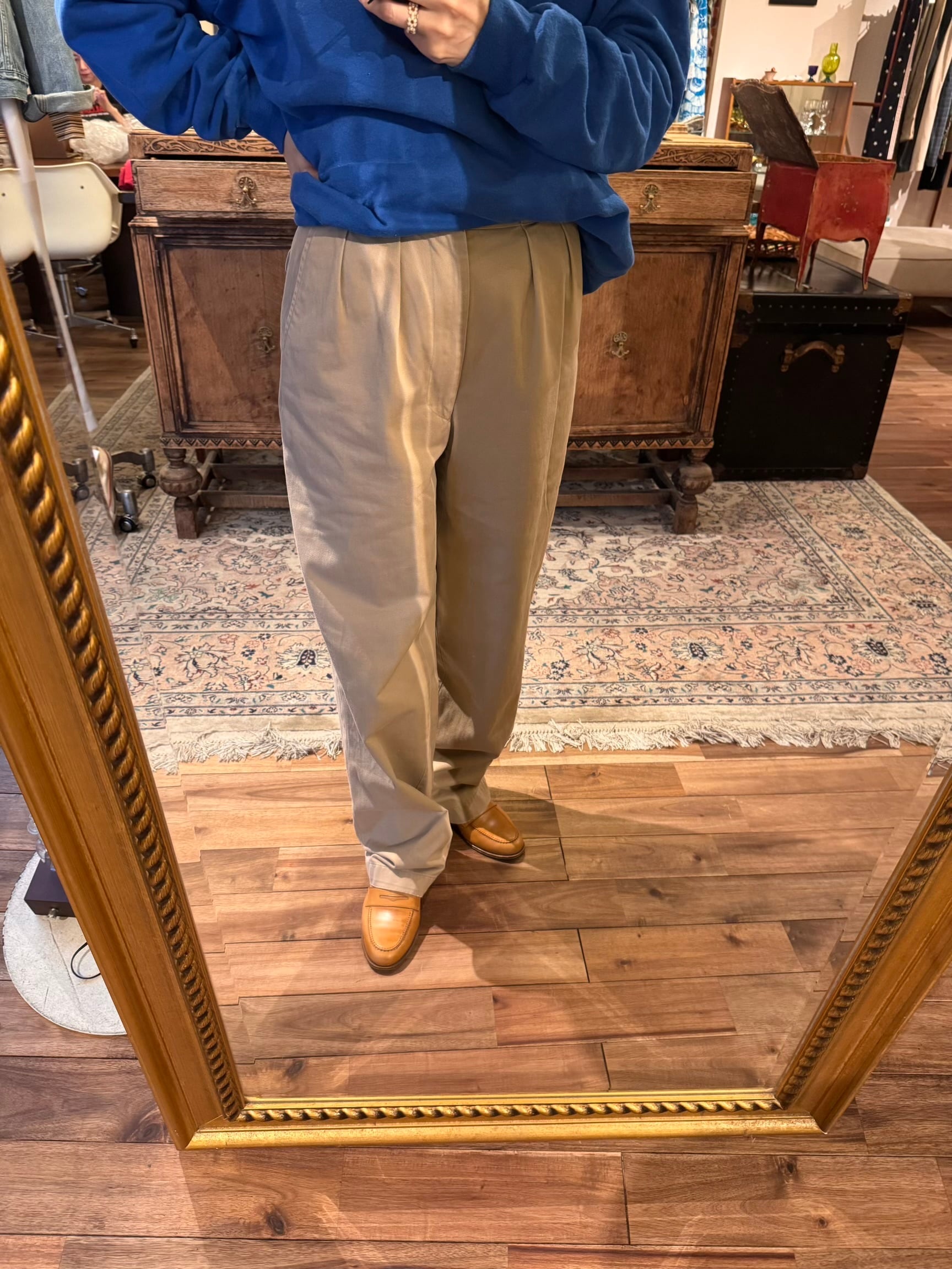 90's BEAMS ツータックチノパンツ | DROOMTUIN_VINTAGE