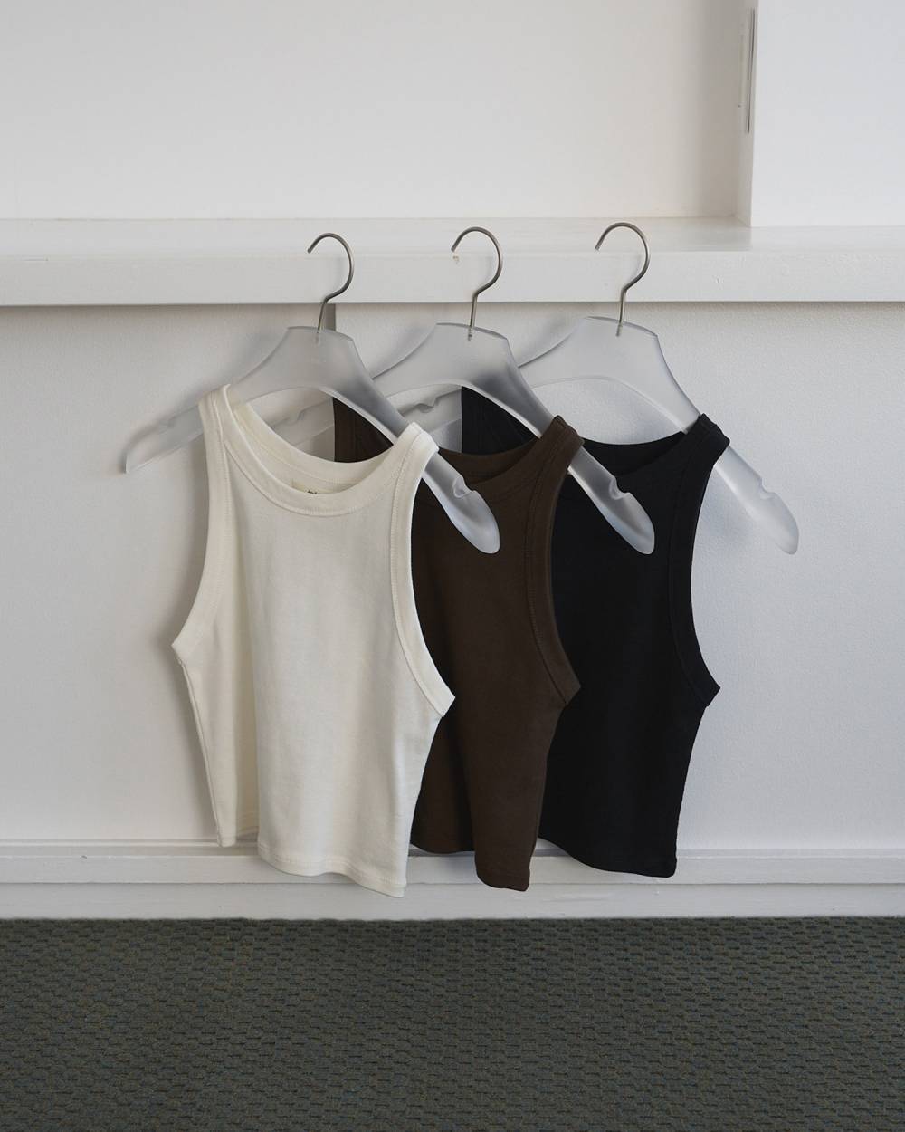 anuke(アンヌーク) Americansleeve Short Tanktop | サウスオレンジ