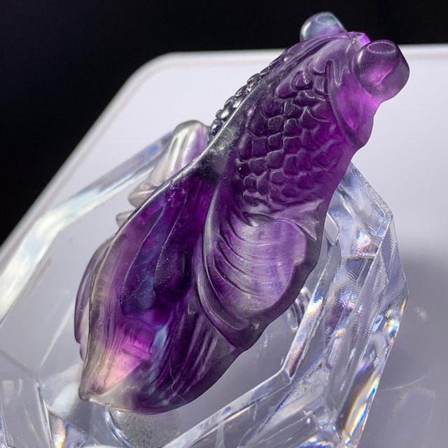 1.穴有り✩大型✩美しい金魚さんグラデーションフローライト