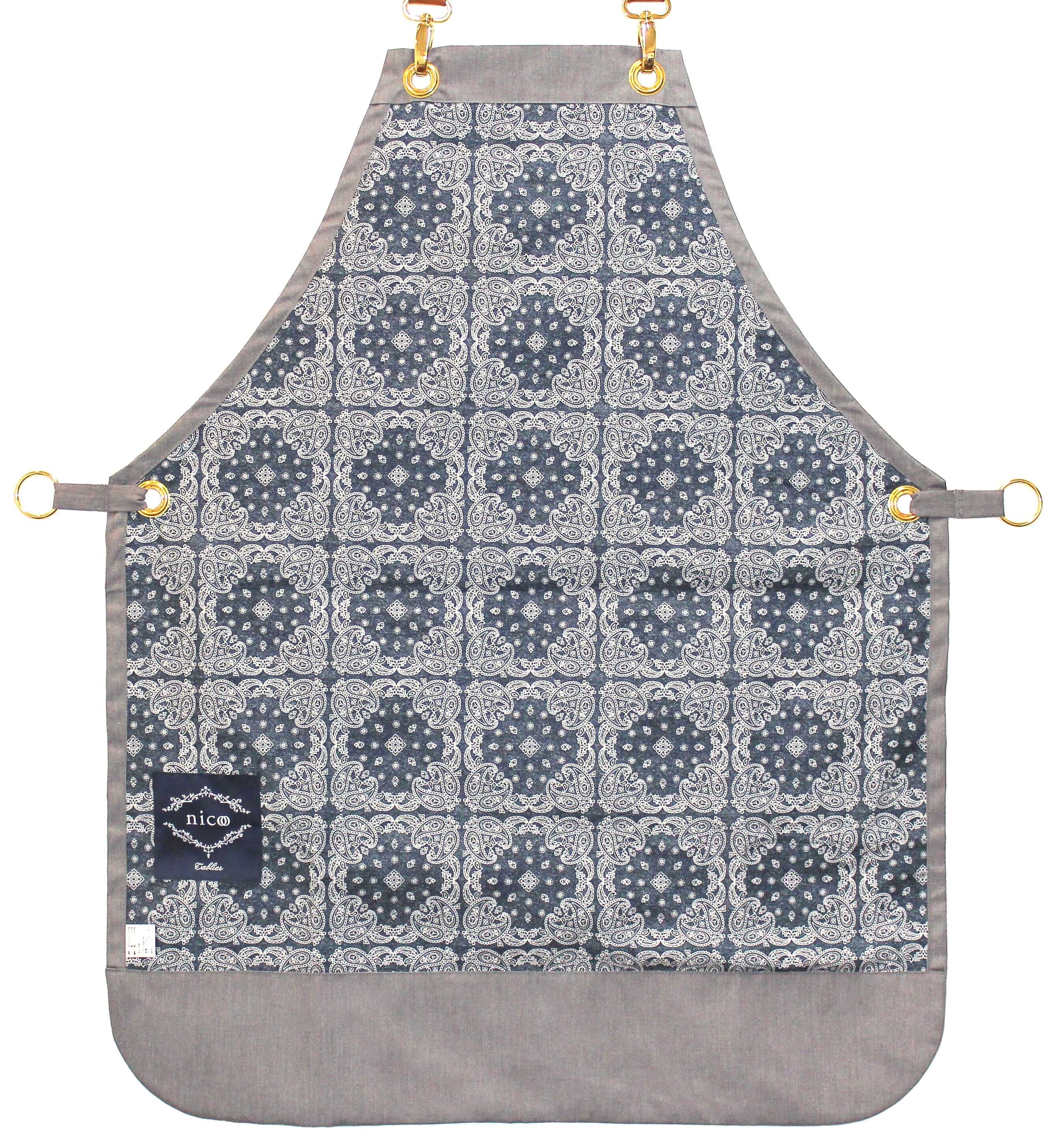 3ループ ワークエプロン グレー 単品 | nico TABLIER