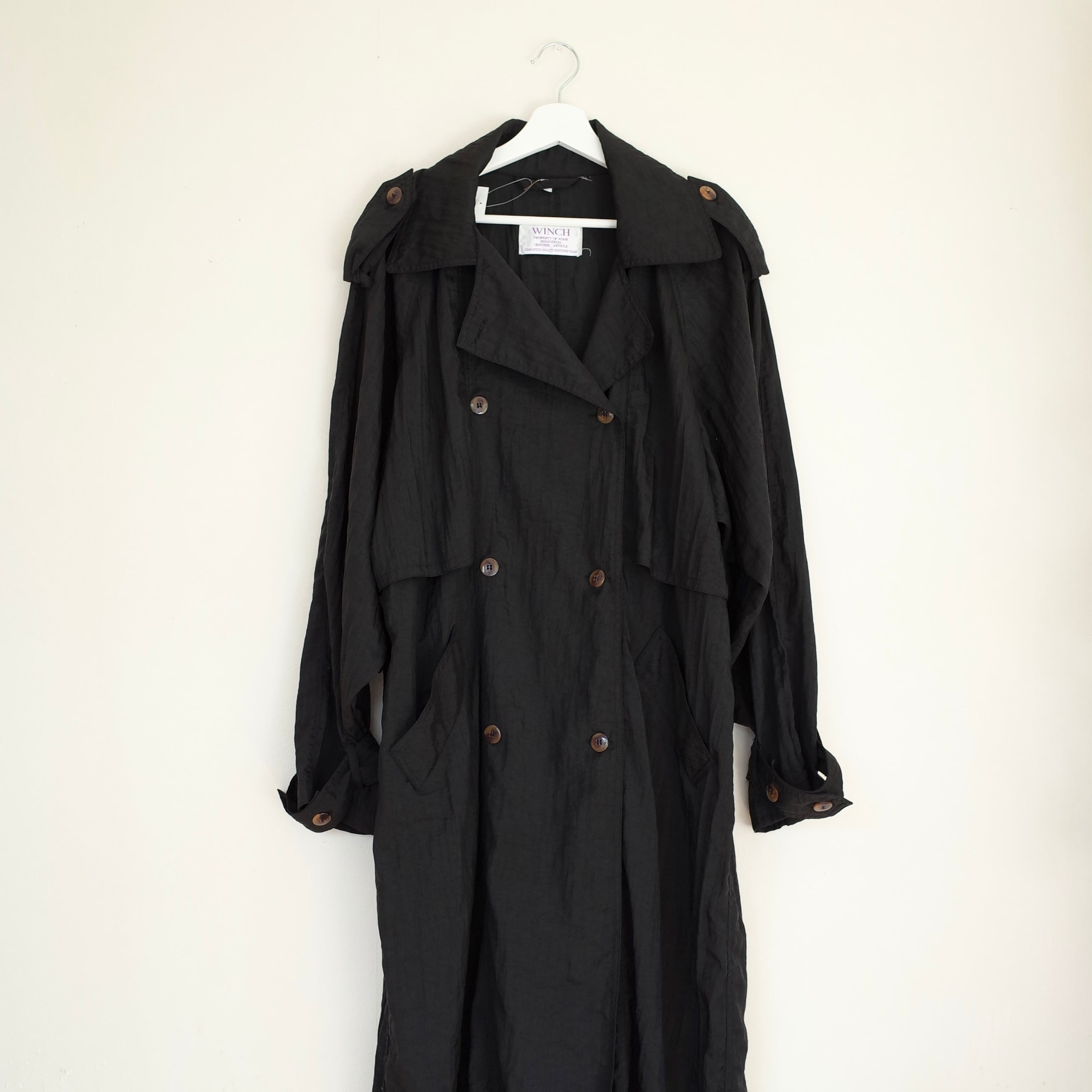 WINCH nylon trench coat