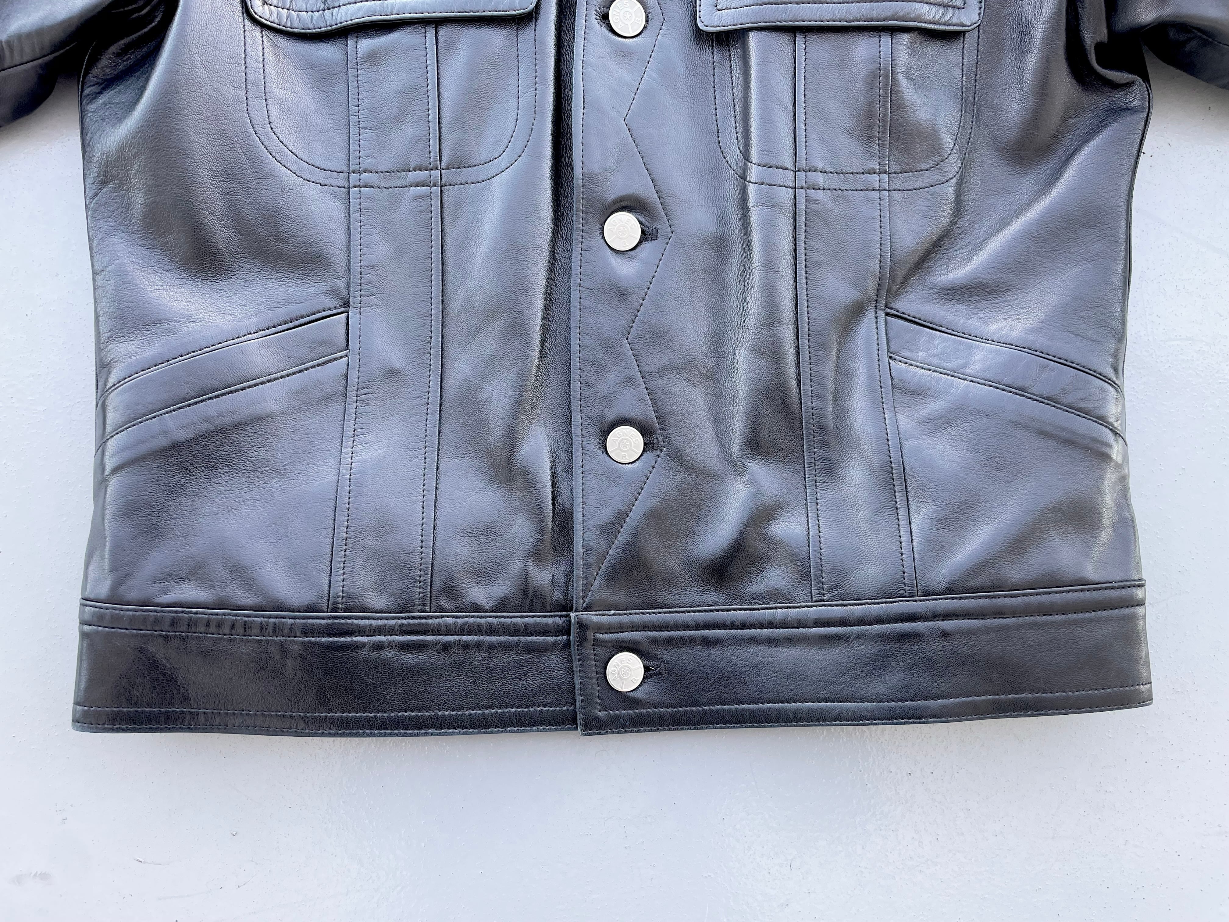 【サイズ2】90s agnès b special leather jacket 90s agnes b special ラムレザージャケット サイズ2 - メルカリ