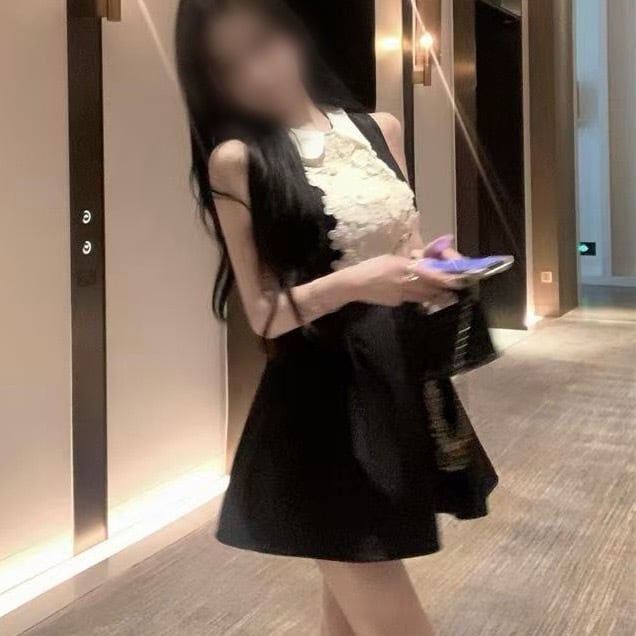 レース ノースリーブ ミニワンピース ワンホン 韓国 フェミニン お嬢様