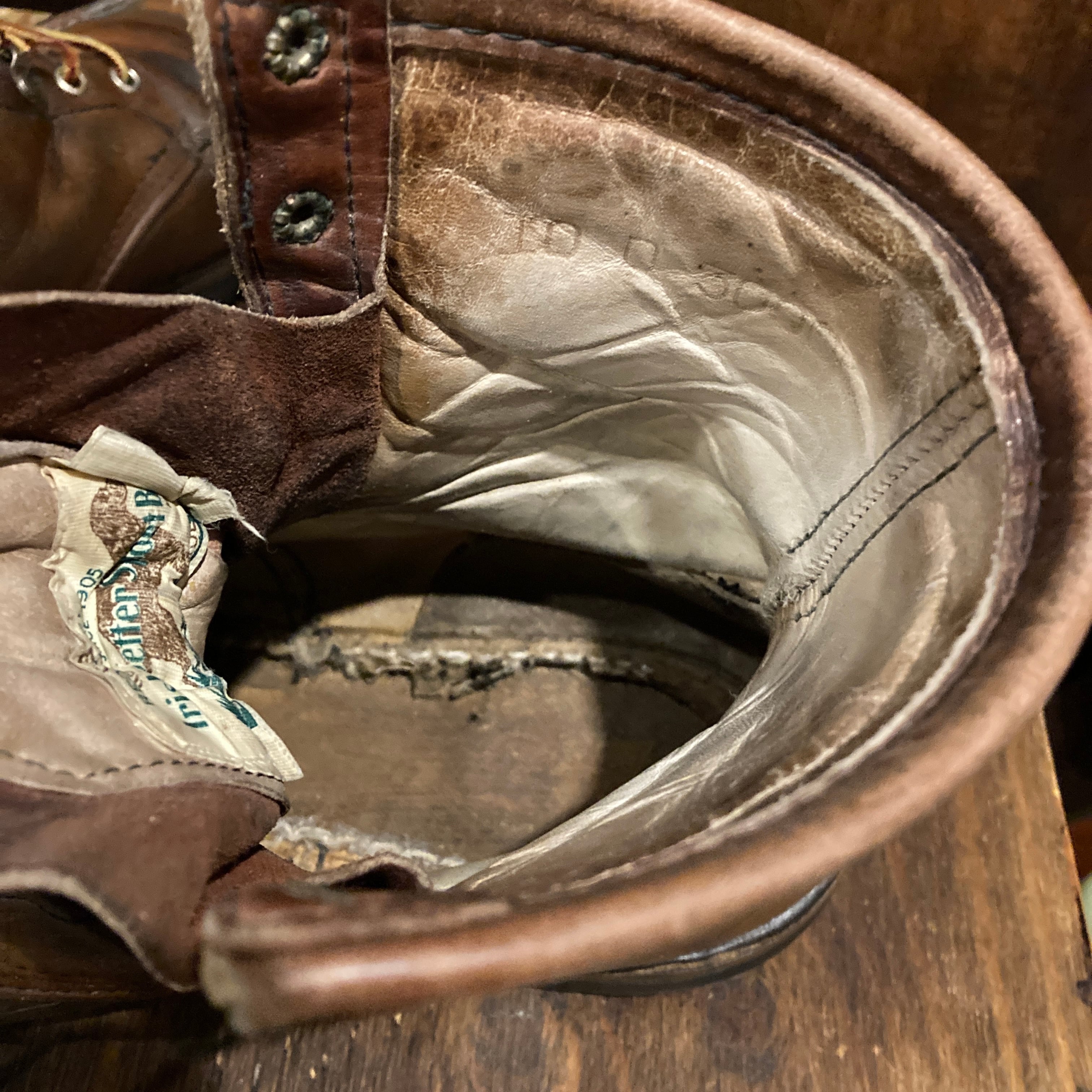 RED WING 855 ワークブーツ 80年代 四角犬タグ USA表記 サイズ10