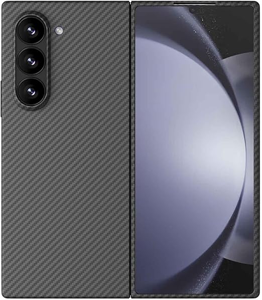 Sisyphy Samsung Galaxy Z Fold 6 ケース 600Dアラミド繊維 カーボン風