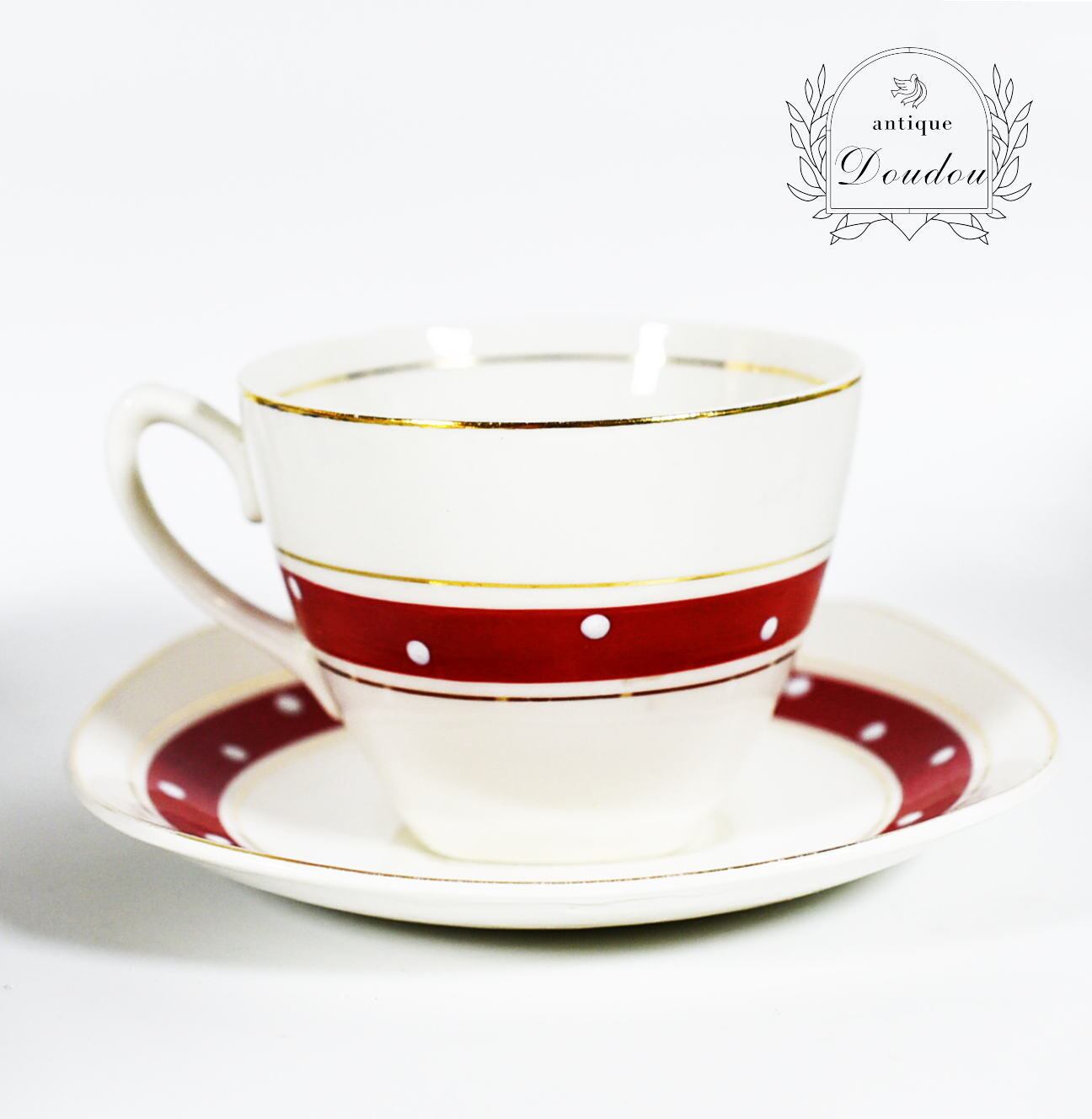 MIDWINTER ミッドウィンター RED DOMINO カップ＆ソーサー 【s0239
