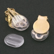 【イヤリング用】クリップイヤリング用ゴム(大)1ペア