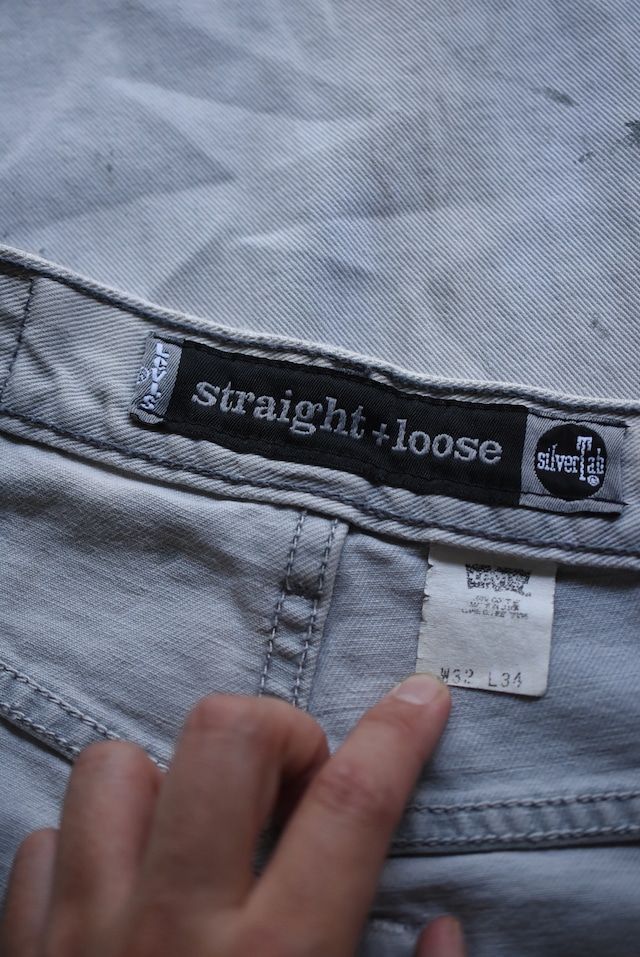 OK/90's "Levi's" silverTab straight loose denim pants