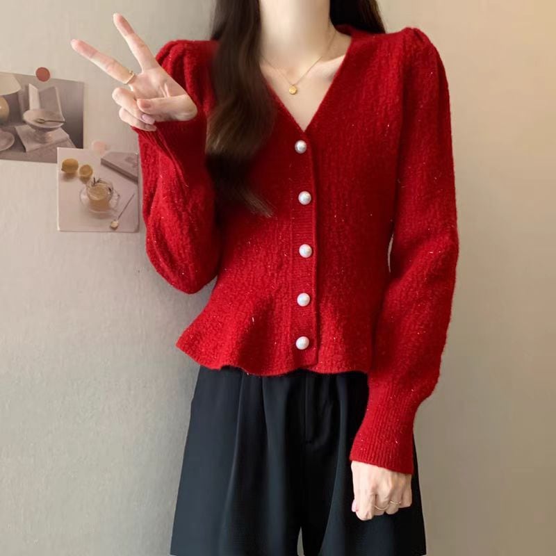 【中古】エトロ ETRO ニット カーディガン 長袖 Vネック ウール カシミヤ 38 赤 192-18234-9203 /BM ■BM レディース エトロ ETRO ニット カーディガン 長袖 Vネック ウール カシミヤ 38 赤