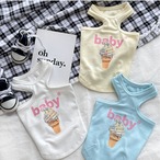 Baby　アイスクリーム柄　タンクトップ