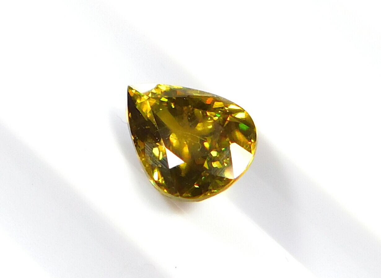 スフェーン ルース 2.898ct ペアシェイプカット 鑑別書付 | simple-is